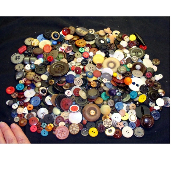 Other - Vintage button lot - old sewing buttons 1 1/2 lb
